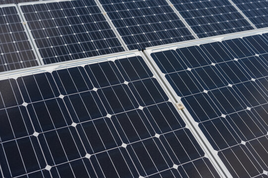 Full frame shot of solar panels