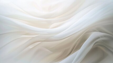 Fototapeta premium A smooth white background with a light gradient, perfect for creating a soft and elegant visual impact