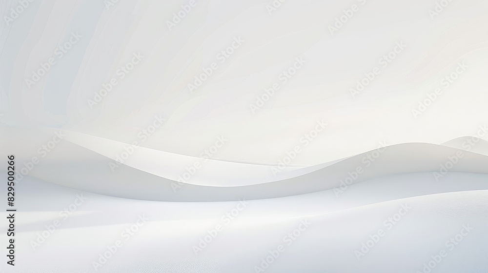 Poster a white abstract background with a gentle gradient from top to bottom, creating a serene and minimal