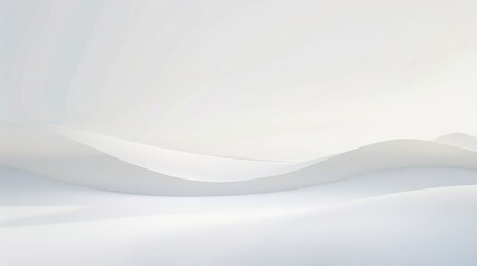 Obraz premium A white abstract background with a gentle gradient from top to bottom, creating a serene and minimalist look