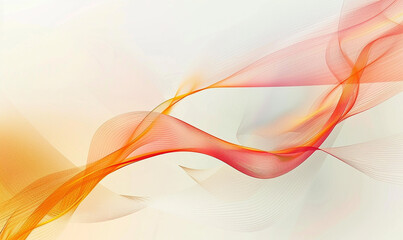 Abstract clean and colorful wavy background for presentation template