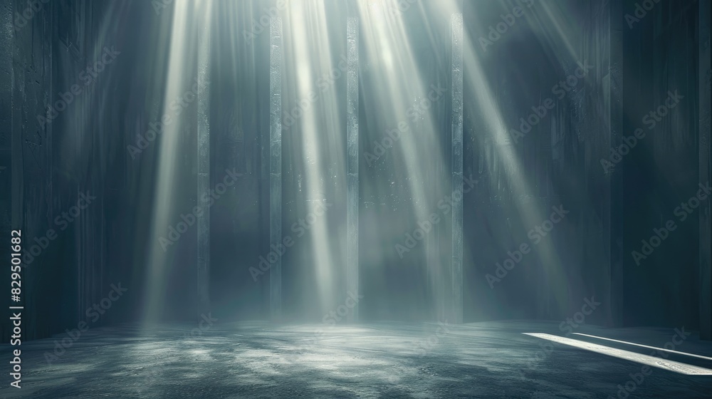 Aufkleber an abstract background featuring gentle beams of light creating a tranquil and serene atmosphere,