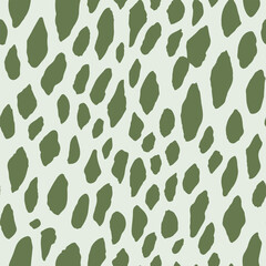 Abstract modern leopard seamless pattern. Animals trendy background. Color decorative vector stock illustration for print, card, postcard, fabric, textile. Modern ornament of stylized skin
