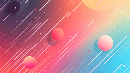 Obraz premium Gradient colorful background. Generative AI.