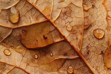 Obraz premium Generative ai on theme of beautiful texture leaf from tree for design natural abstract background