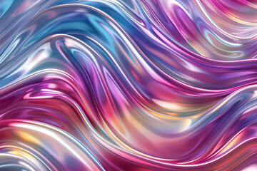 Fototapeta premium Beautiful texture surface neon wave, design natural abstract background