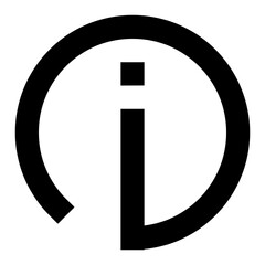 Info line icon for user interface