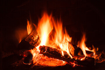 Fire in the oven