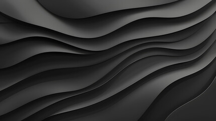 Obraz premium grey black wave gradient texture background. Generative AI.