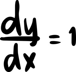 Obraz premium calculus rules math handwritten 