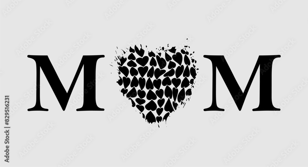 Wall mural Mom, Mothers Day Quotes Graphic - Wall murals