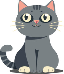 Cat Flat Vector Icon