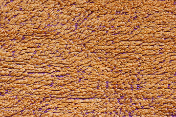 Closeup of white cotton towel texture abstract background