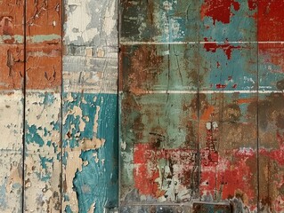 Distressed surfaces telling tales of yesteryears