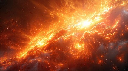 Naklejka premium An abstract depiction of a light burst emanating from a central point.