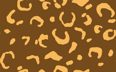 Abstract modern leopard seamless pattern. Animals trendy background. Color decorative vector stock illustration for print, card, postcard, fabric, textile. Modern ornament of stylized skin