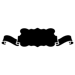  Ribbon Banner Silhouettes