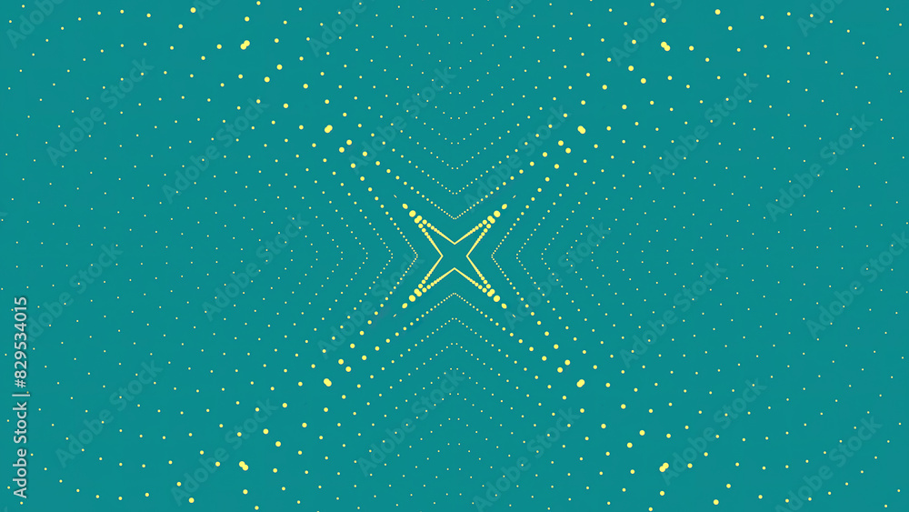 Poster animation of moving dots in tunnel effect pattern. animation. dots move in stream towards center in 