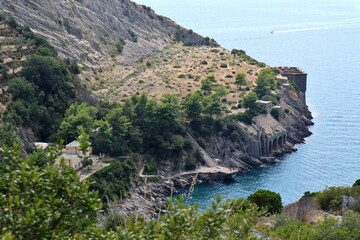 Jeranto - Ex cava Italsider dal sentiero