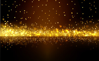Abstract gold light beautiful background