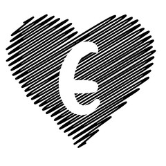  Heart Silhouettes A-Z for Valentine's Day