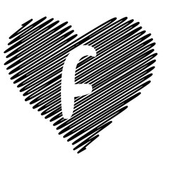  Heart Silhouettes A-Z for Valentine's Day