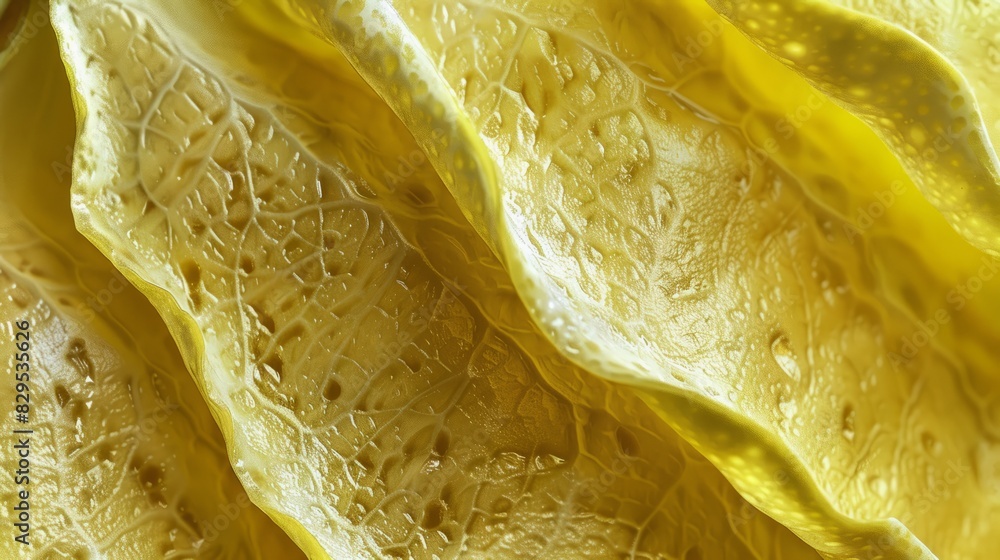 Wall mural Luscious lemon peel: vibrant macro texture close-up, citrus freshness in detail, ideal for culinary, wellness, and design projects