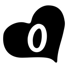 Heart Silhouettes A-Z for Valentine's Day