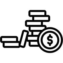 Coins Stack Icon