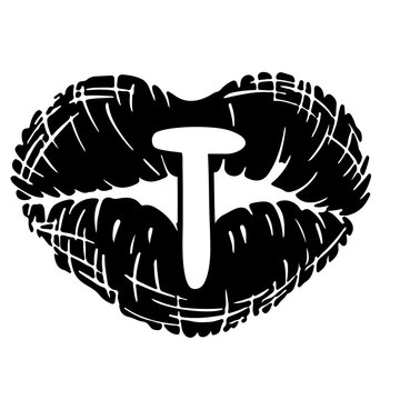 recommend clip art: Kiss Mark Kissing Lips A-Z for Valentine's Day
