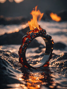 ring in the sea