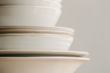 Sparkling Plates Ready for Use, Generative AI