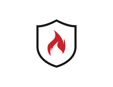 No fire allowed, fireproof icon. Vector illustration.