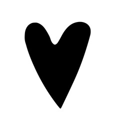 Heart Silhouettes for Valentine's Day