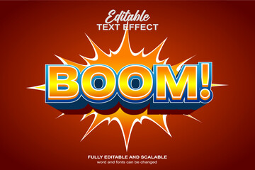 BOOM EDITABLE TEXT EFFECT EPS FILE