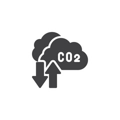 Greenhouse Gas vector icon