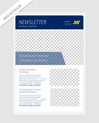 Vektor Corporate Business Newsletter Template.eps