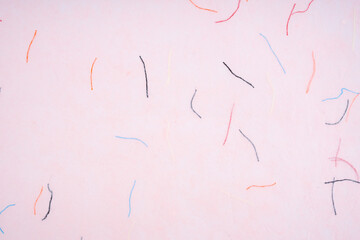 The Soft pink colour mulberry paper texture as background.