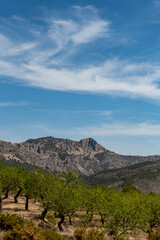 Sierra de Serella mountains, Alicante, Spain - stock photo