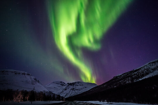 Troms&oslash;, aurora boreale