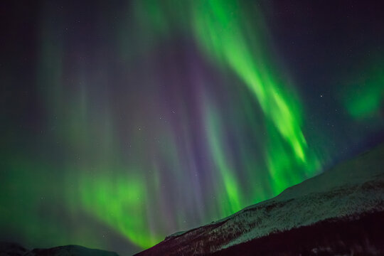 Troms&oslash;, aurora boreale