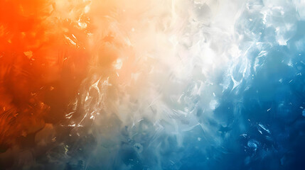 Fototapeta premium orange, blanc, and blue extured background. Generative AI.