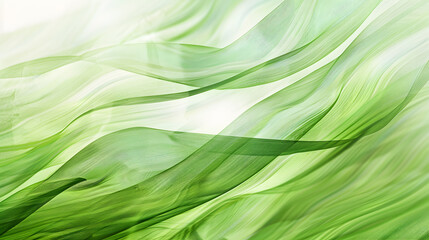 Fototapeta premium organic green lines texture background. Generative AI.