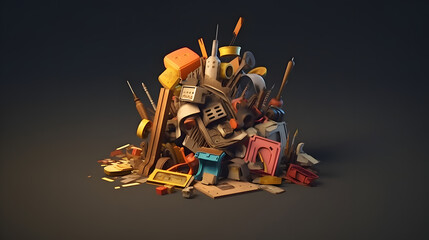 Scrapheap junk 3d
