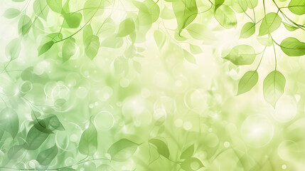 Pale green gradient background. Generative AI.