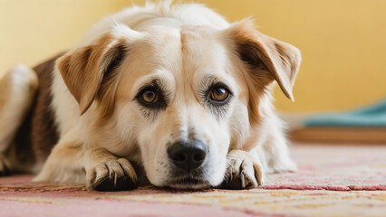 Рortrait of a golden retriever
