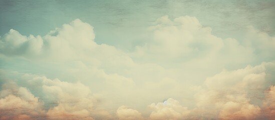Vintage sky background with copy space image