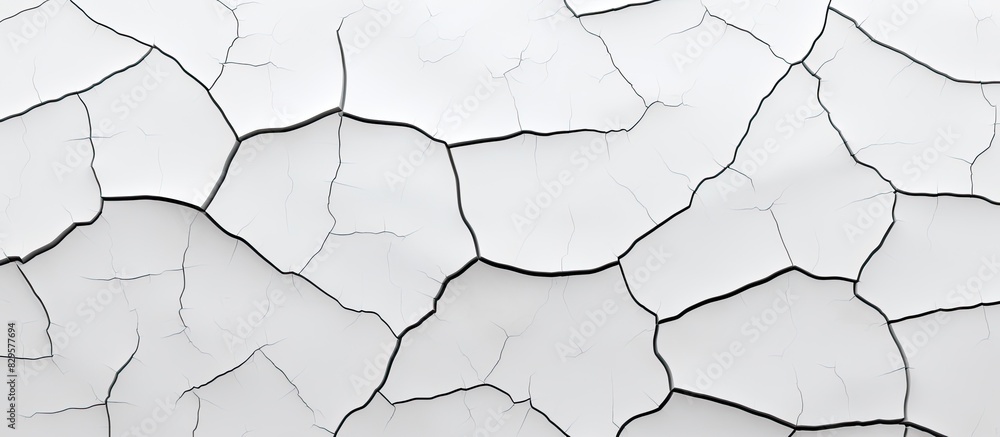 Poster abstract white vintage background with cracked texture on a white backdrop perfect for adding copy s