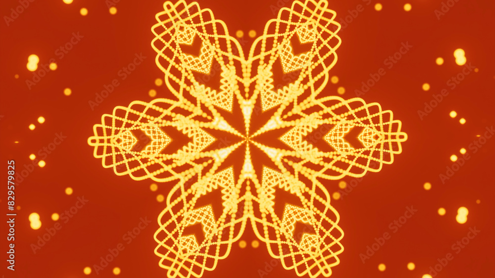 Aufkleber moving pattern with star and geometric lines. design. festive animation with moving pattern and star