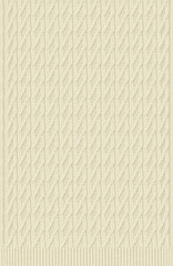 Fancy  cable knitting fabric textured background